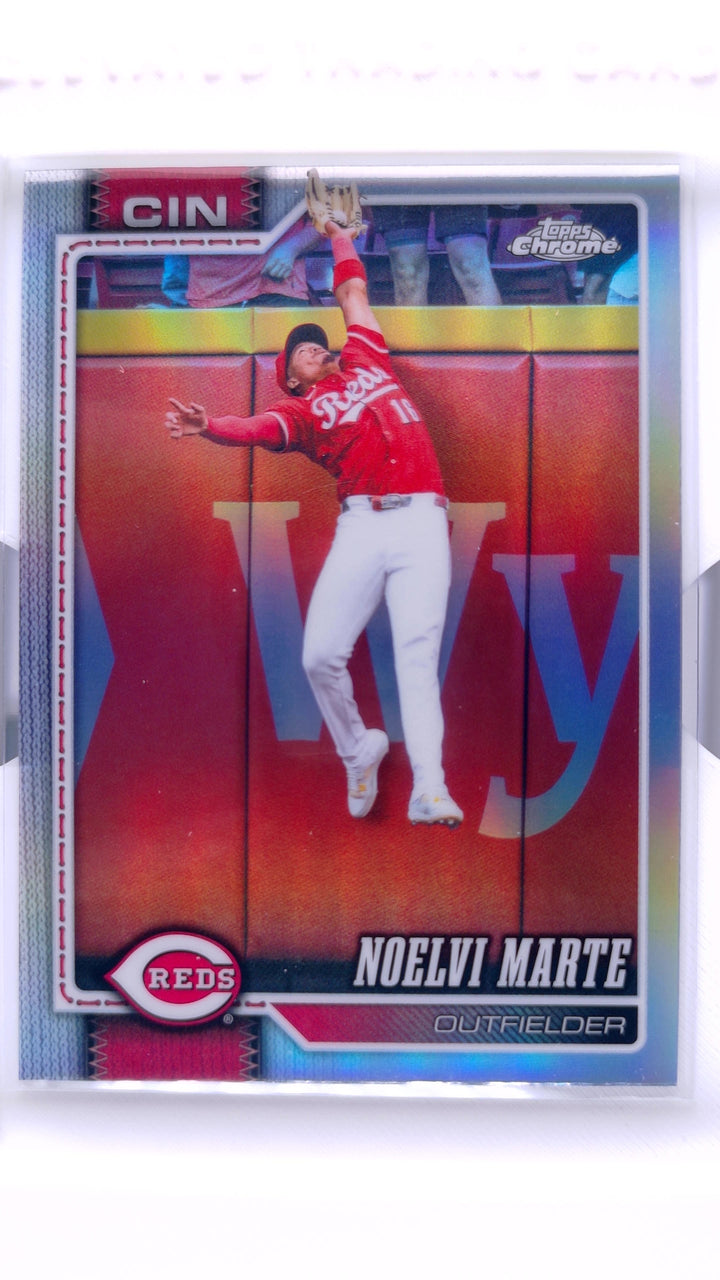 2026 Topps Chrome Baseball Noelvi Marte #11 Refractor — Front