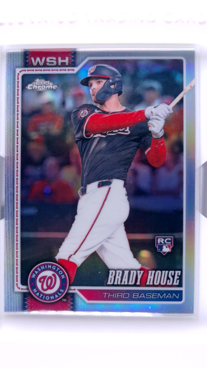 2026 Topps Chrome Baseball Brady House #189 Refractor RC — Front