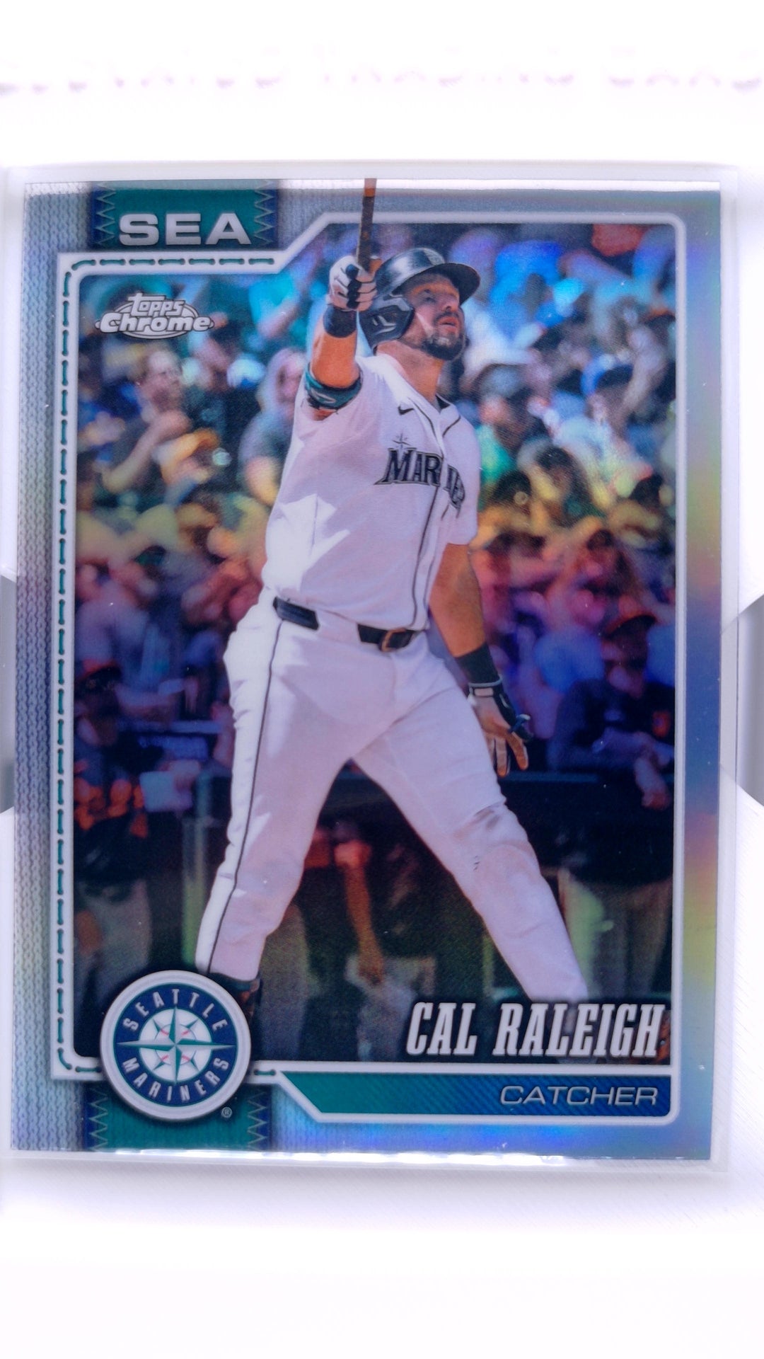 #9 Cal Raleigh Refractor - front