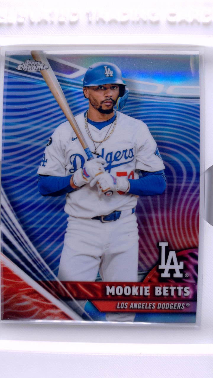 2026 Topps Chrome Baseball Mookie Betts #RVH-3 Chrome Rivals - Home — Front