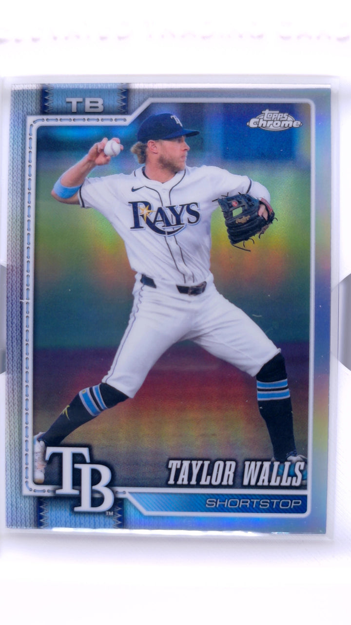 2026 Topps Chrome Baseball Taylor Walls #104 Refractor — Front