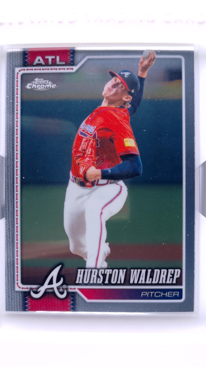 2026 Topps Chrome Baseball Hurston Waldrep #141 — Front
