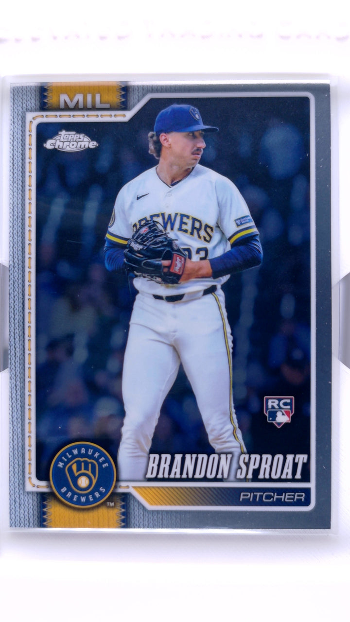 2026 Topps Chrome Baseball Brandon Sproat #59 RC — Front