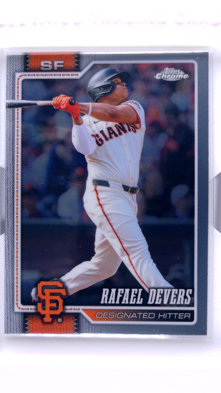 2026 Topps Chrome Baseball Rafael Devers #183 — Front