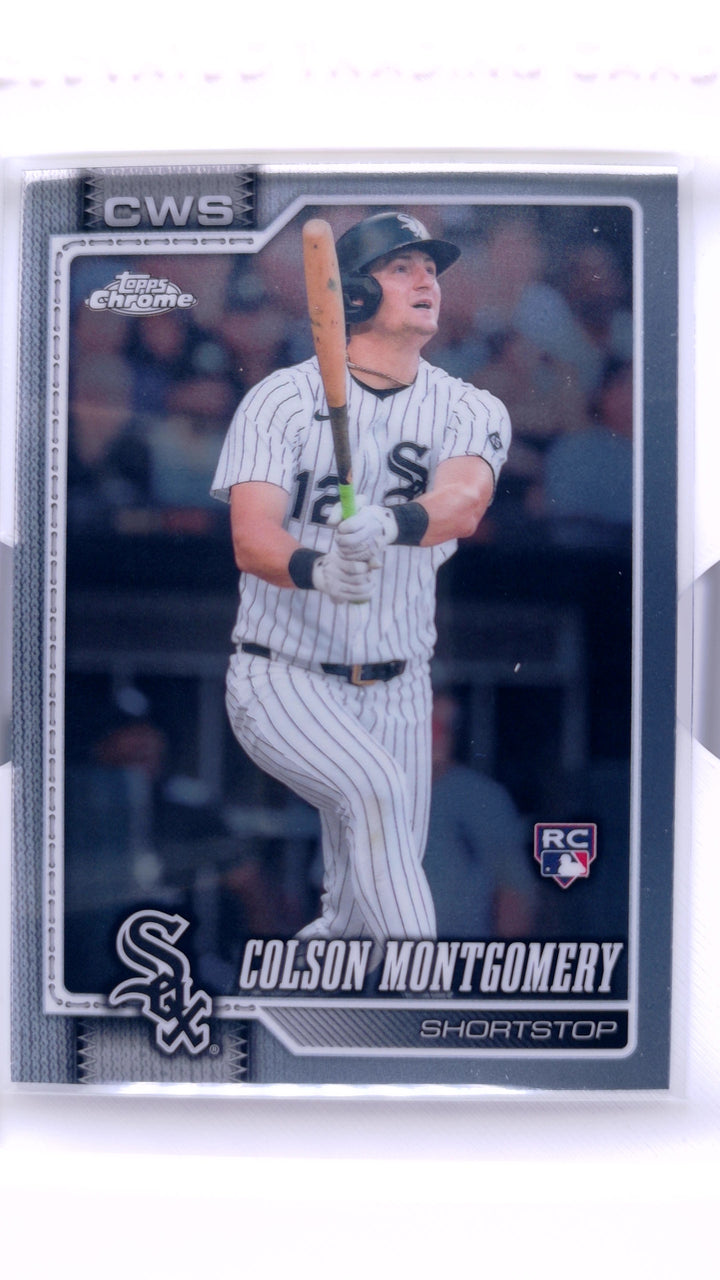 2026 Topps Chrome Baseball Colson Montgomery #259 RC — Front