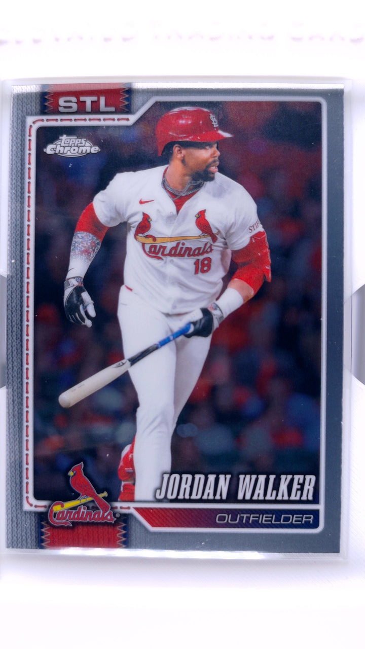 2026 Topps Chrome Baseball Jordan Walker #221 — Front