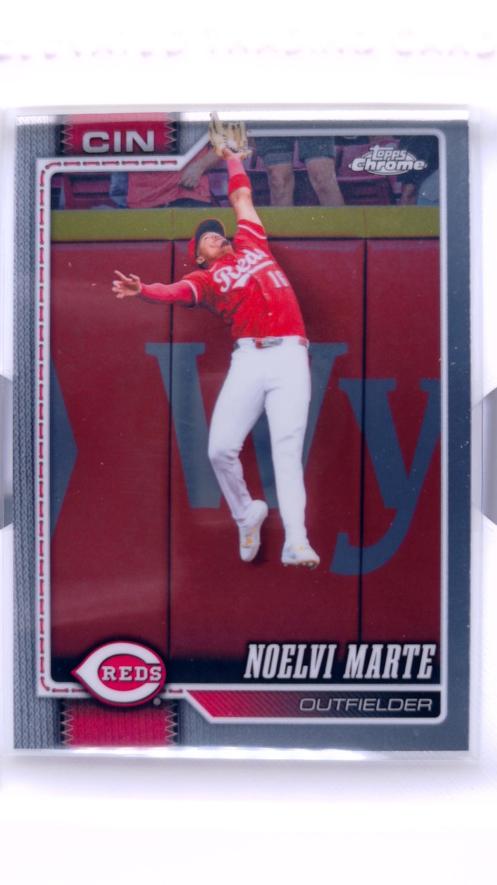 2026 Topps Chrome Baseball Noelvi Marte #11 — Front