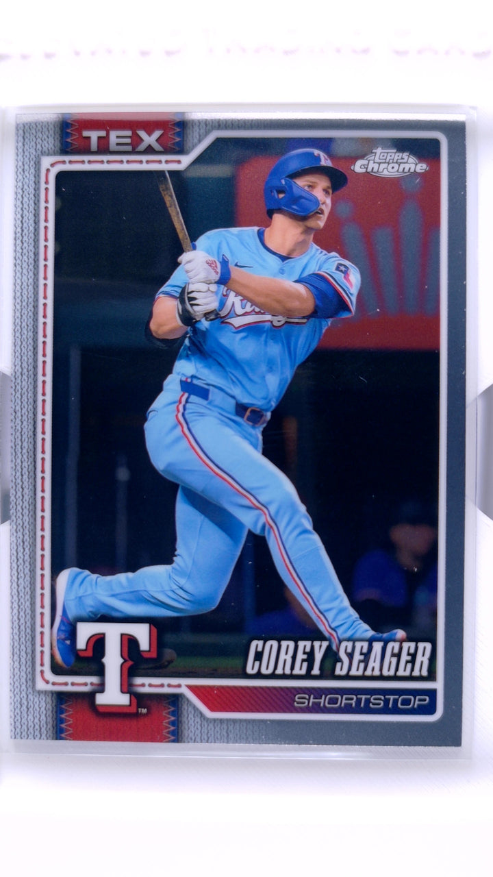 2026 Topps Chrome Baseball Corey Seager #28 — Front