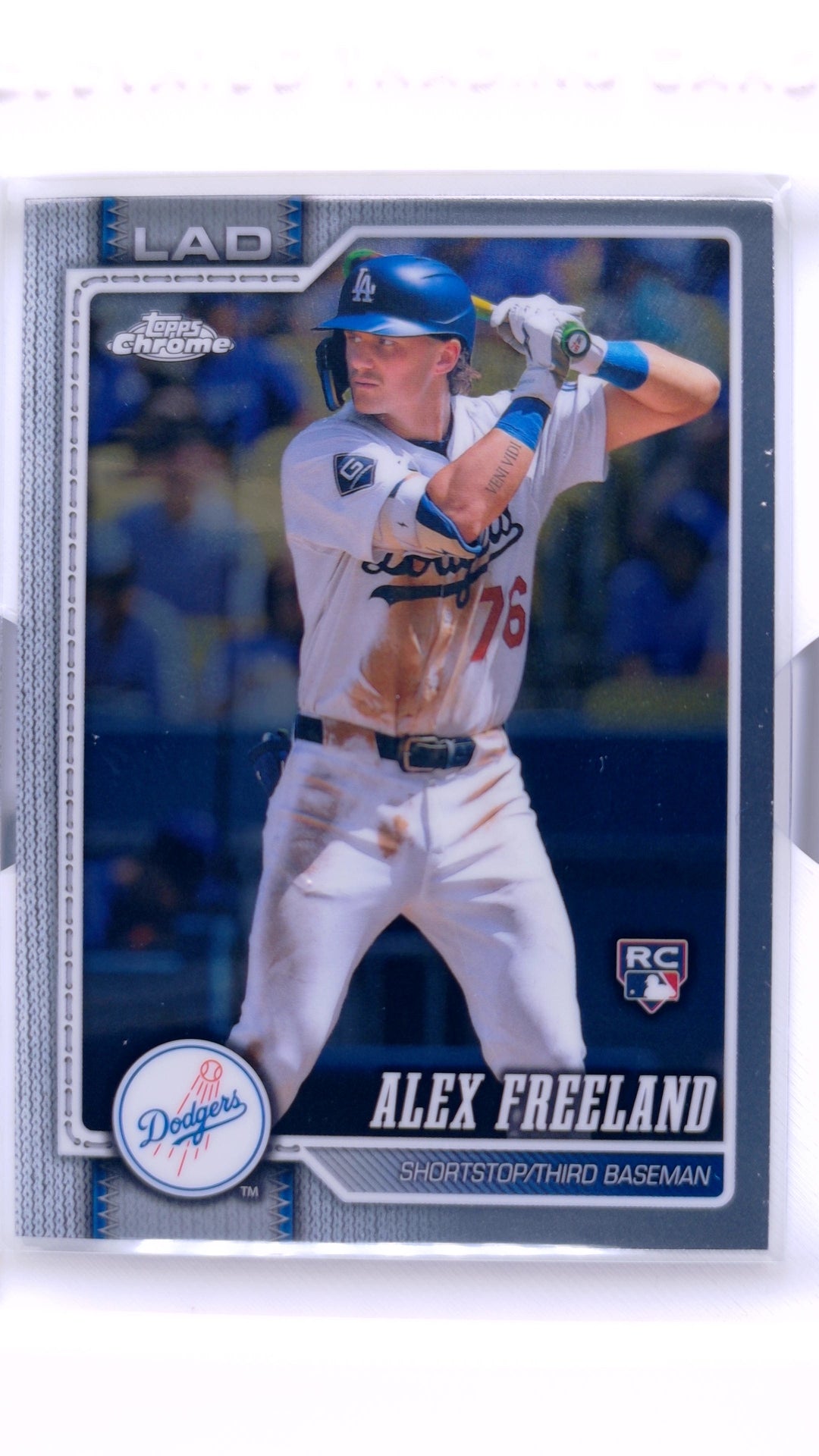 #102 Alex Freeland Rookie - front