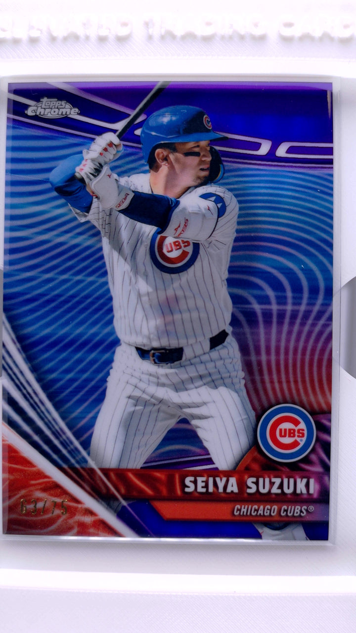 2026 Topps Chrome Baseball Seiya Suzuki #RVH-24 Chrome Rivals - Home Purple Refractor #63/75 — Front