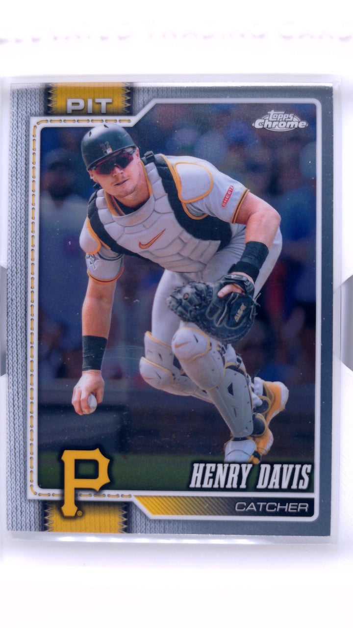 2026 Topps Chrome Baseball Henry Davis #190 — Front