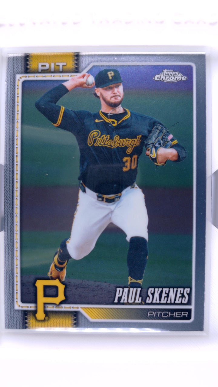 2026 Topps Chrome Baseball Paul Skenes #150 — Front