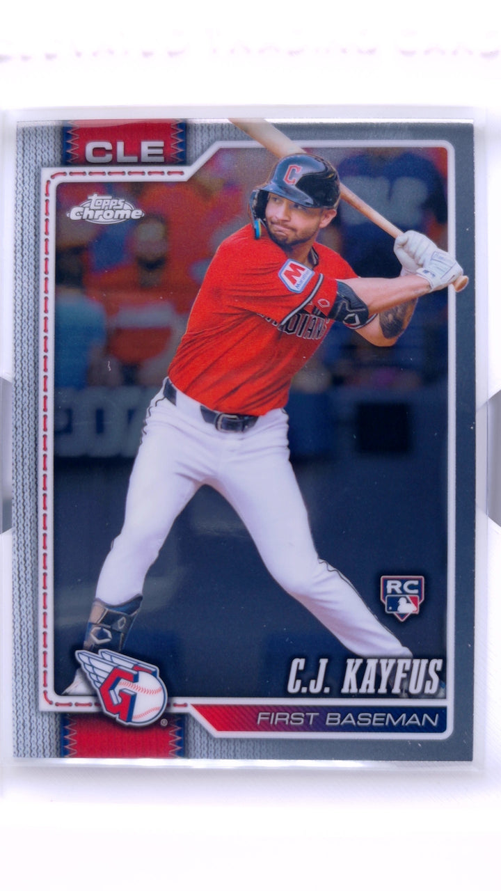 2026 Topps Chrome Baseball C.J. Kayfus #46 RC — Front