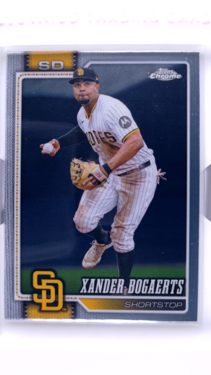 2026 Topps Chrome Baseball Xander Bogaerts #155 — Front