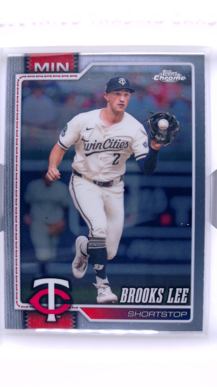2026 Topps Chrome Baseball Brooks Lee #179 — Front
