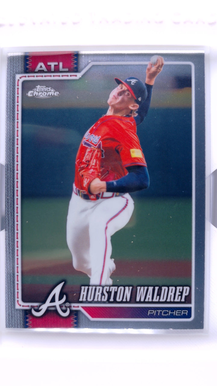 2026 Topps Chrome Baseball Hurston Waldrep #141 — Front