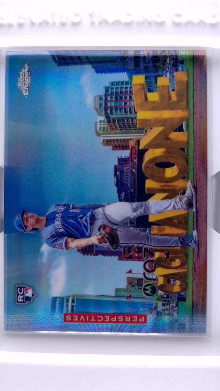 2026 Topps Chrome Baseball Jac Caglianone #P-1 Perspectives RC — Front
