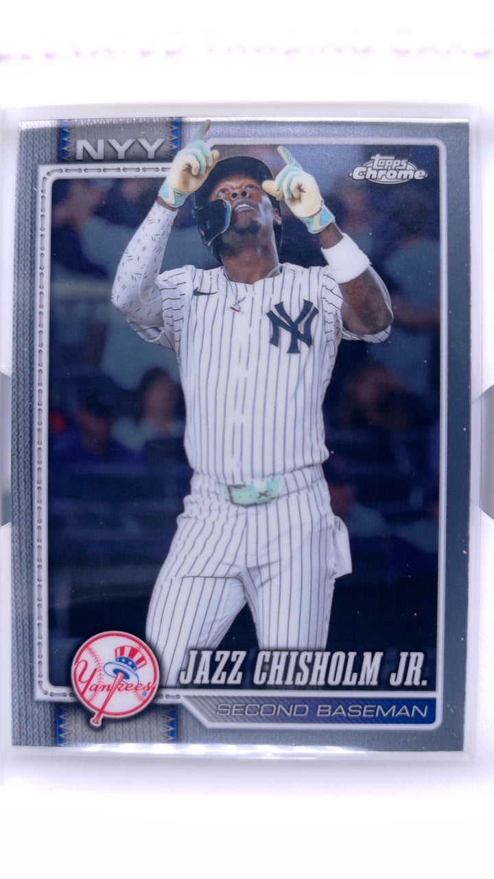 2026 Topps Chrome Baseball Jazz Chisholm Jr. #61 — Front