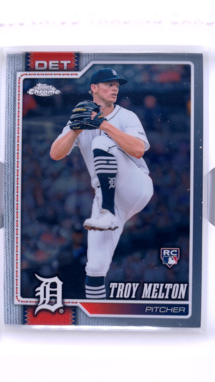 2026 Topps Chrome Baseball Troy Melton #202 RC — Front