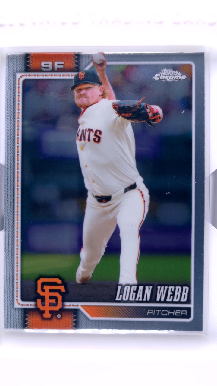 2026 Topps Chrome Baseball Logan Webb #238 — Front