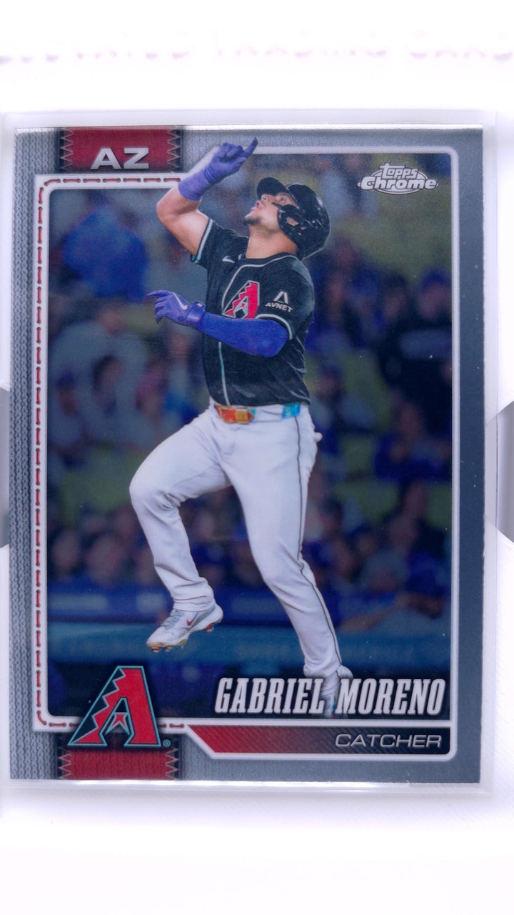 2026 Topps Chrome Baseball Gabriel Moreno #92 — Front