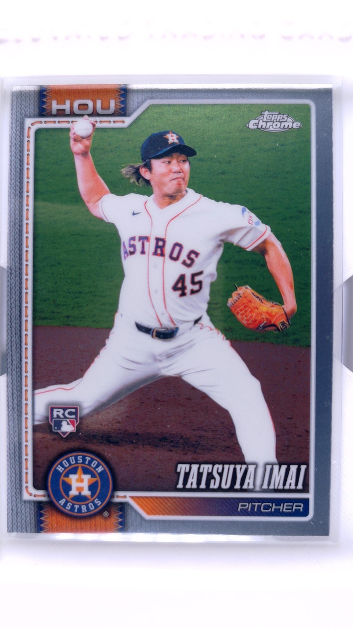 2026 Topps Chrome Baseball Tatsuya Imai #242 RC — Front