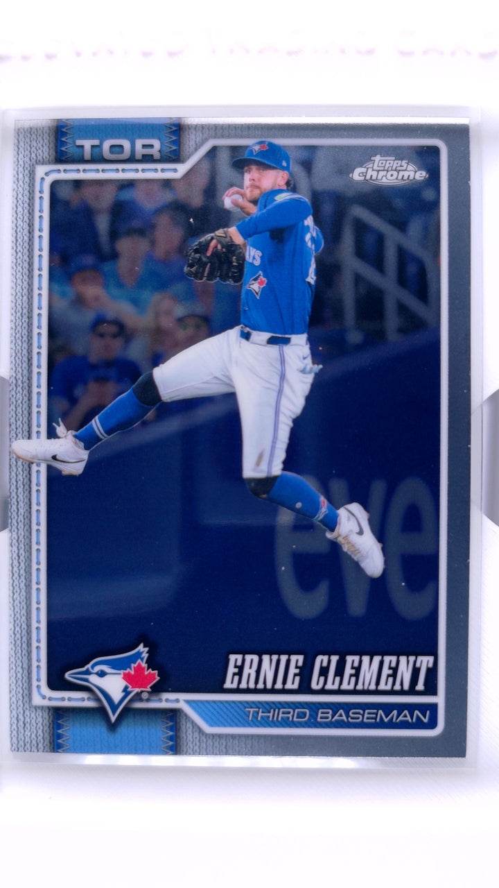 2026 Topps Chrome Baseball Ernie Clement #106 — Front