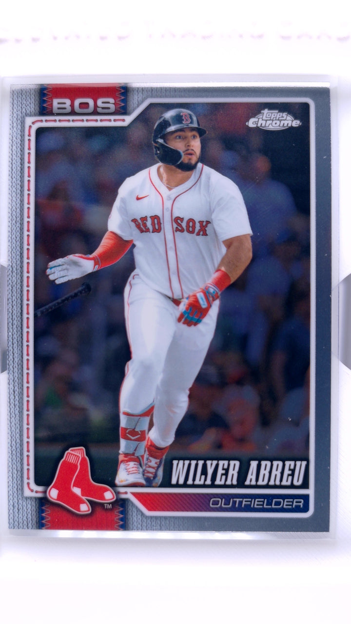 2026 Topps Chrome Baseball Wilyer Abreu #165 — Front