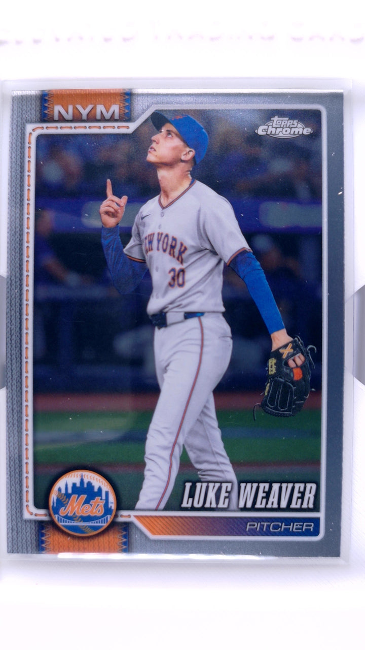 2026 Topps Chrome Baseball Luke Weaver #103 — Front