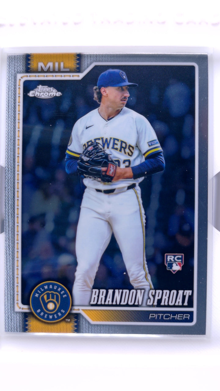 2026 Topps Chrome Baseball Brandon Sproat #59 RC — Front