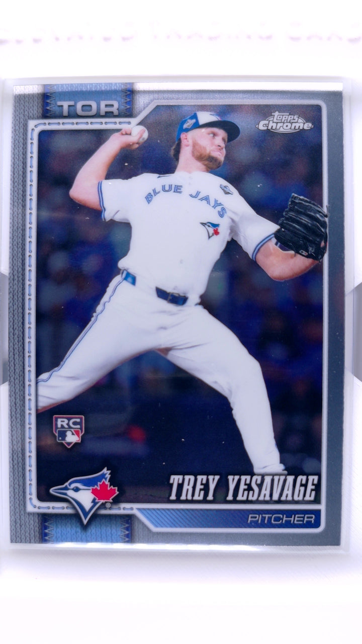 2026 Topps Chrome Baseball Trey Yesavage #86 RC — Front