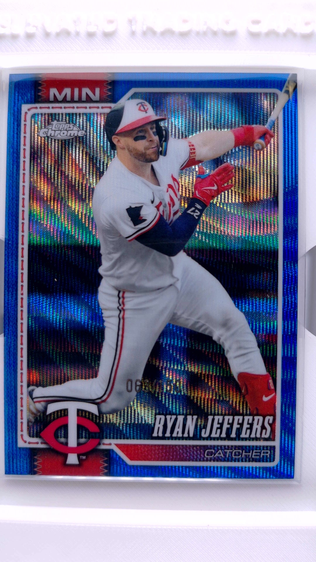 #234 Ryan Jeffers Blue Wave Refractor #63/150 - front