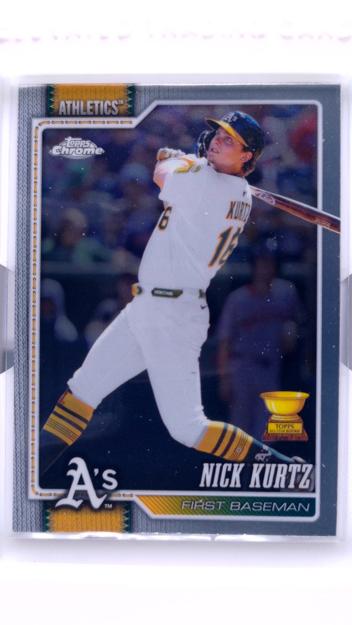 2026 Topps Chrome Baseball Nick Kurtz #250 — Front