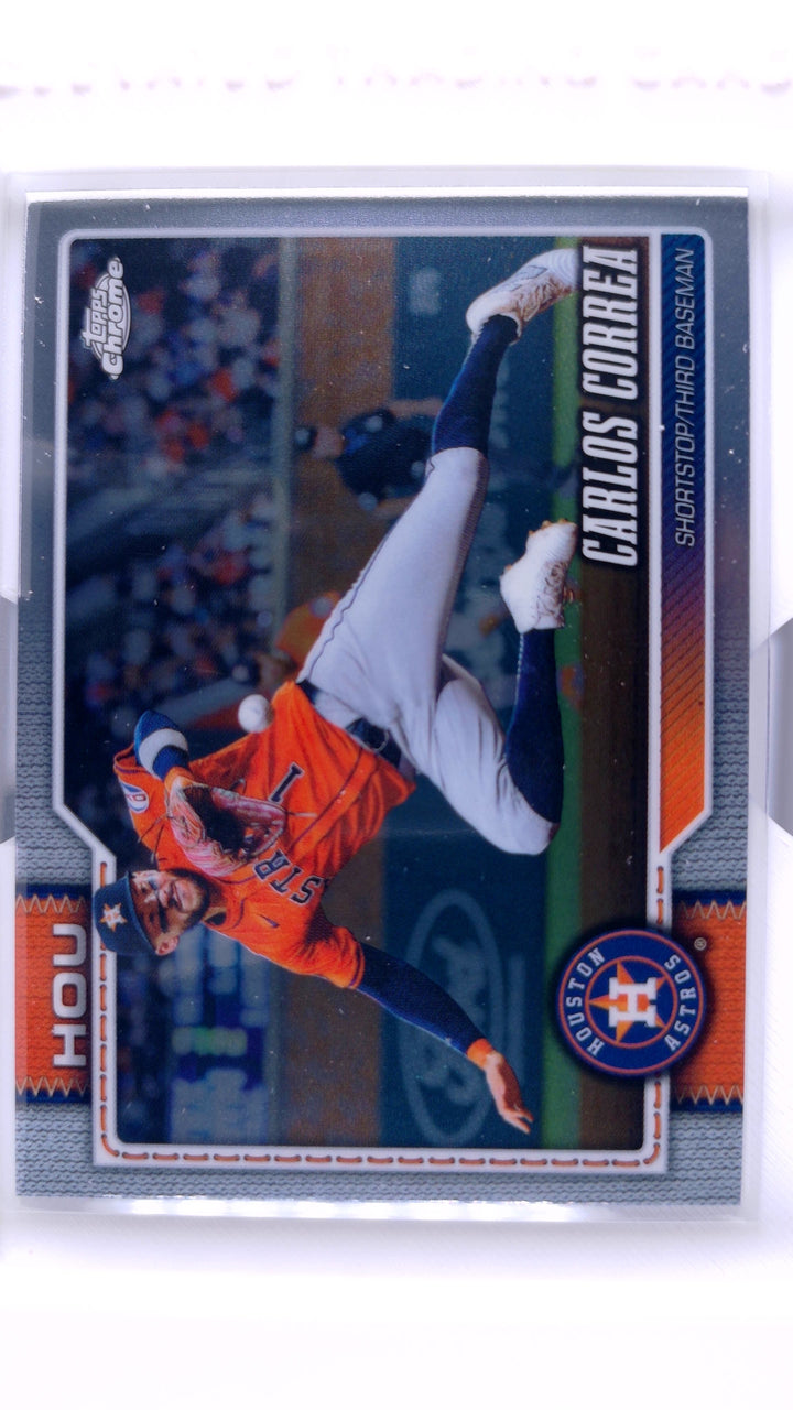 2026 Topps Chrome Baseball Carlos Correa #47 — Front
