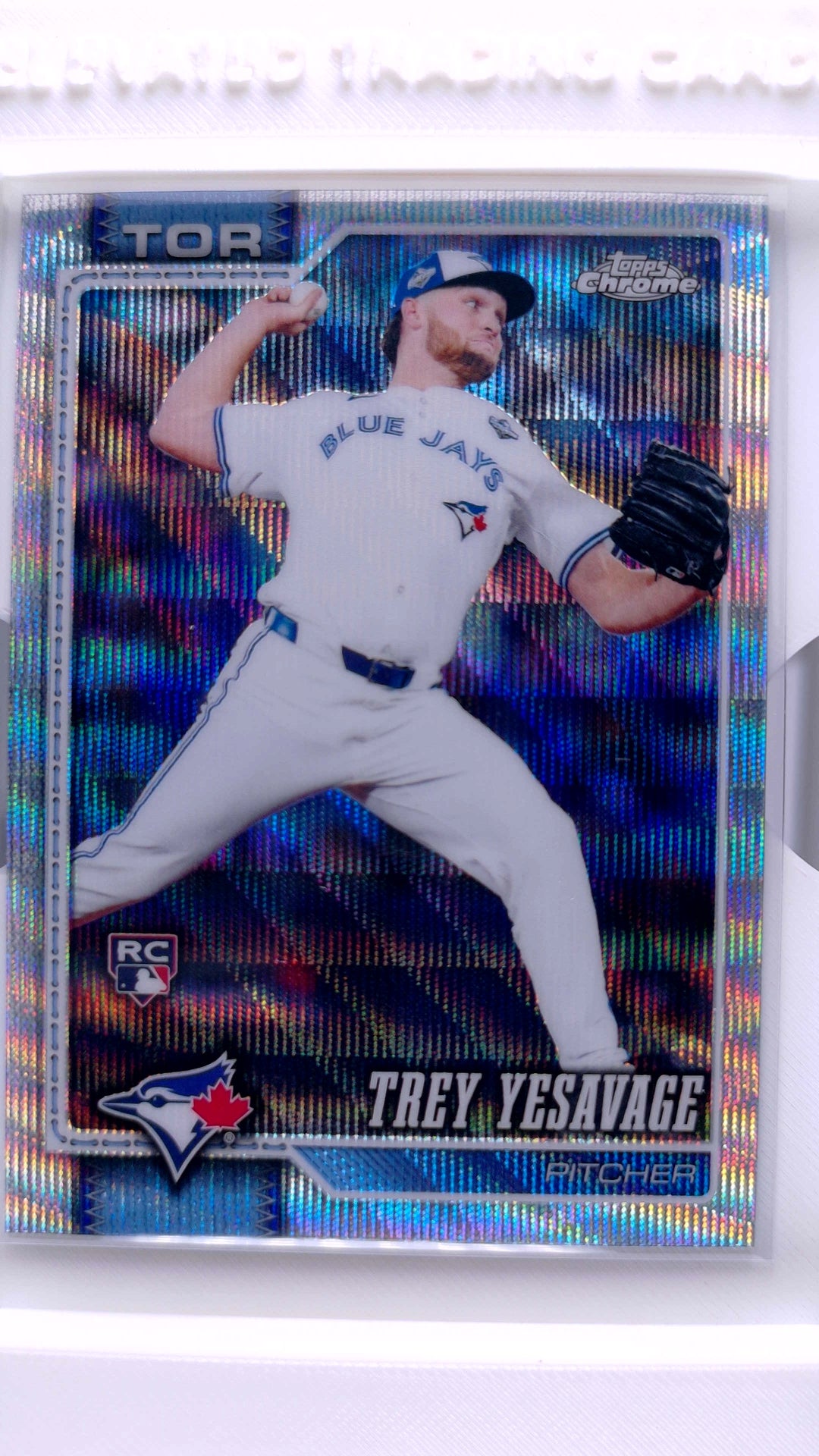 #86 Trey Yesavage Rookie Wave Refractor - front