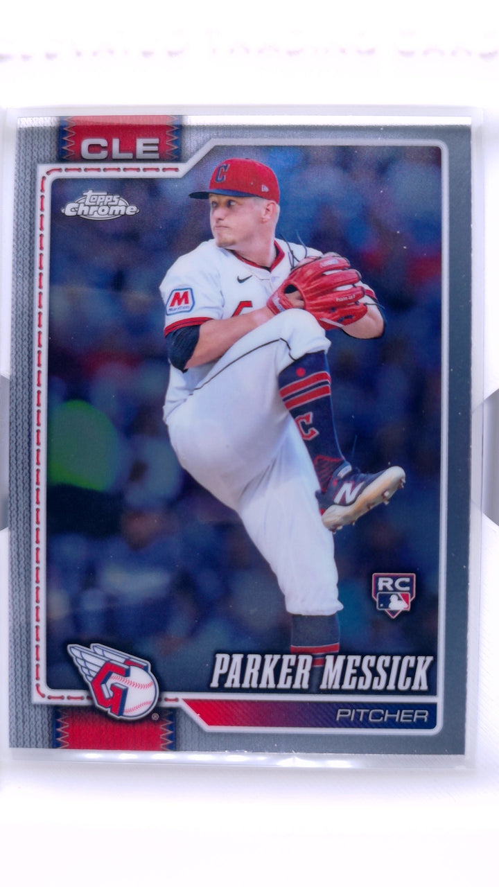 2026 Topps Chrome Baseball Parker Messick #184 RC — Front
