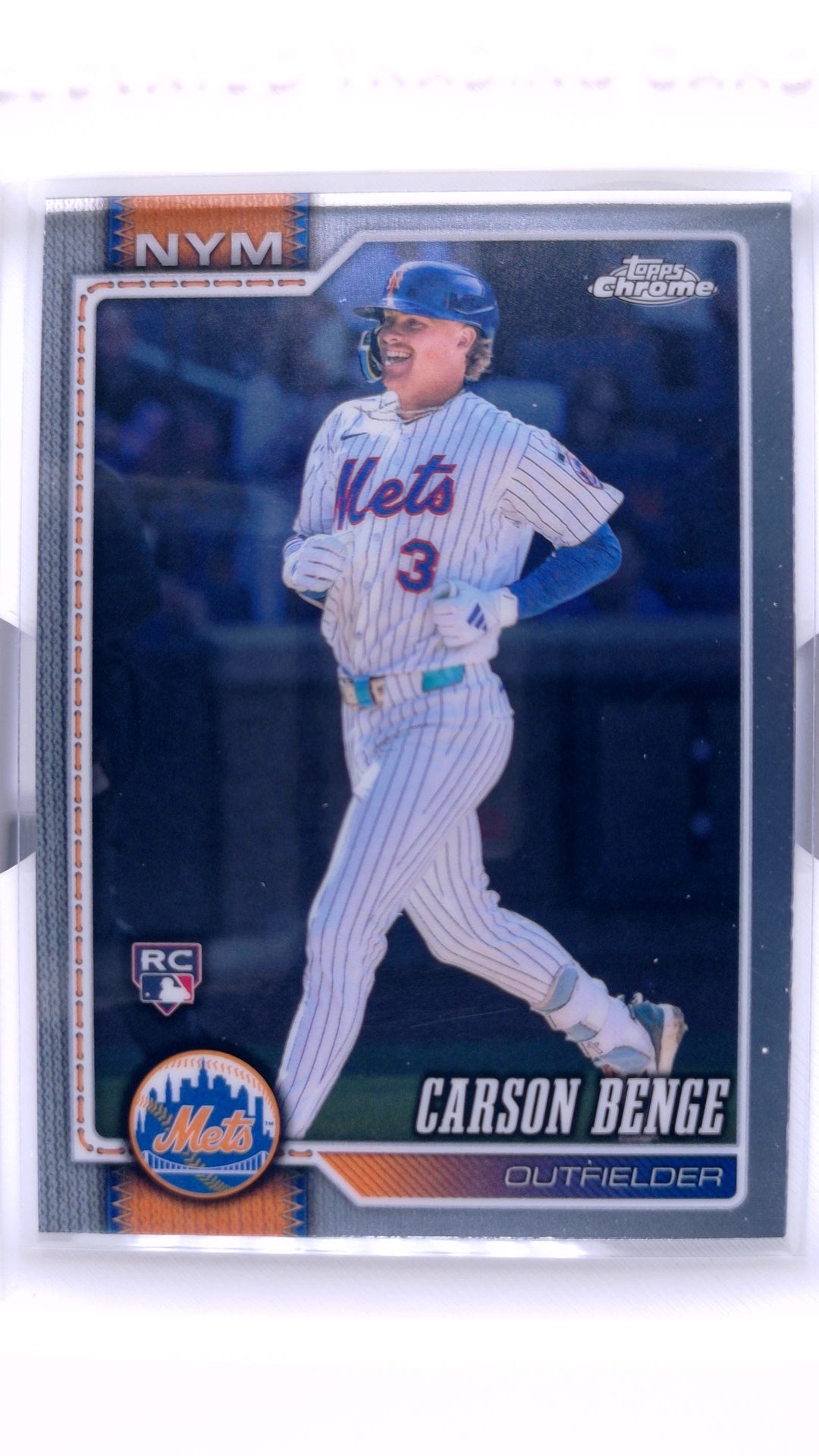 #87 Carson Benge Rookie - front
