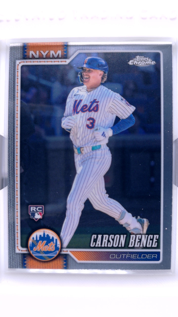 2026 Topps Chrome Baseball Carson Benge #87 RC — Front