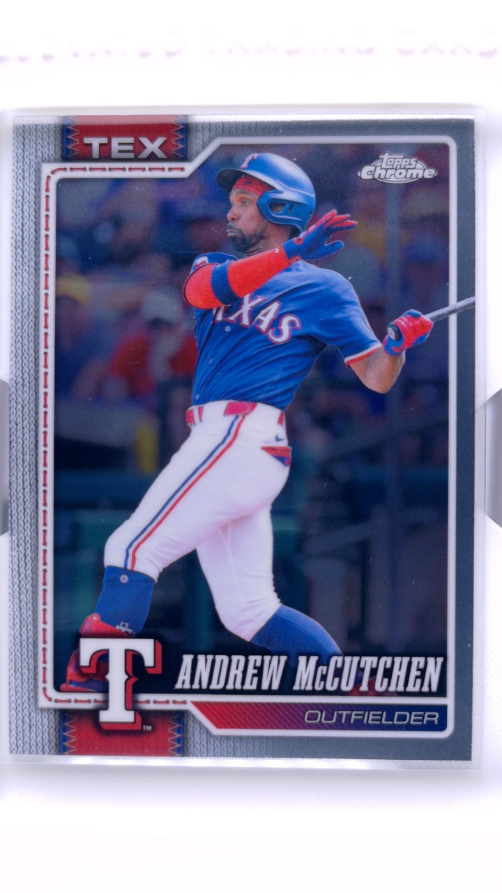 2026 Topps Chrome Baseball Andrew McCutchen #214 — Front