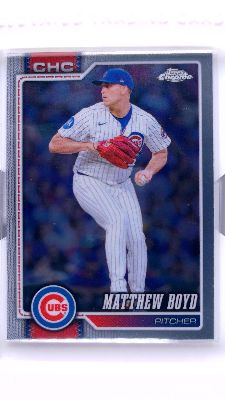2026 Topps Chrome Baseball Matthew Boyd #256 — Front