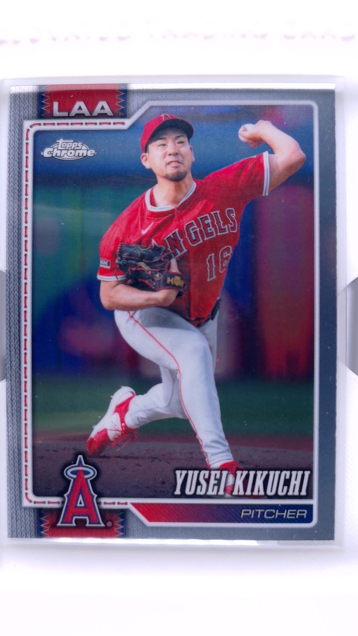 2026 Topps Chrome Baseball Yusei Kikuchi #36 — Front