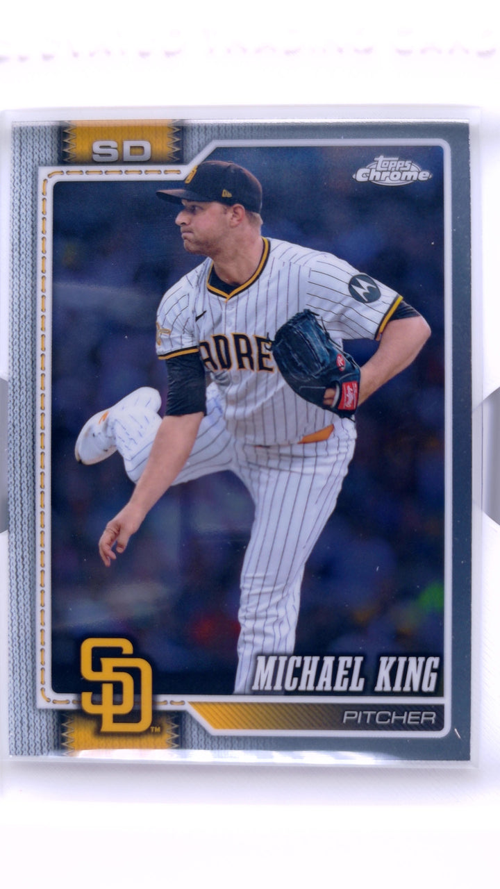2026 Topps Chrome Baseball Michael King #172 — Front