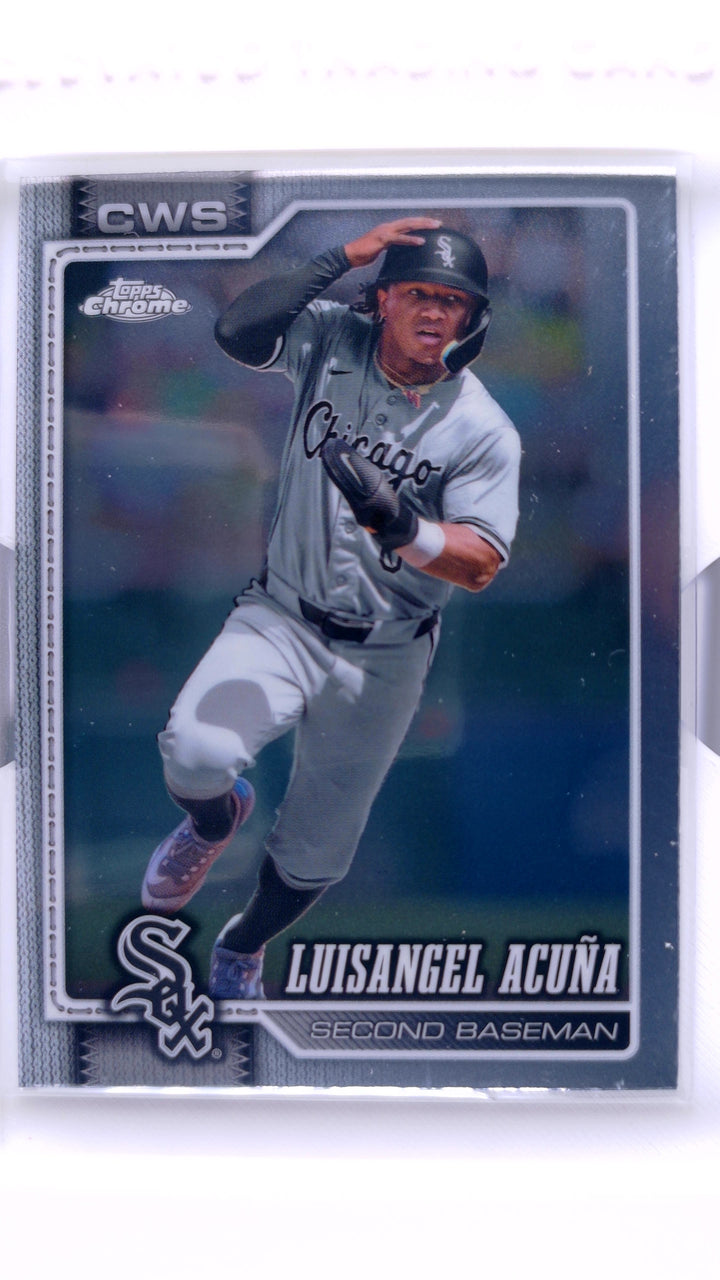 2026 Topps Chrome Baseball Luisangel Acuña #33 — Front