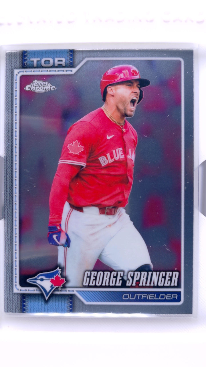 2026 Topps Chrome Baseball George Springer #253 — Front