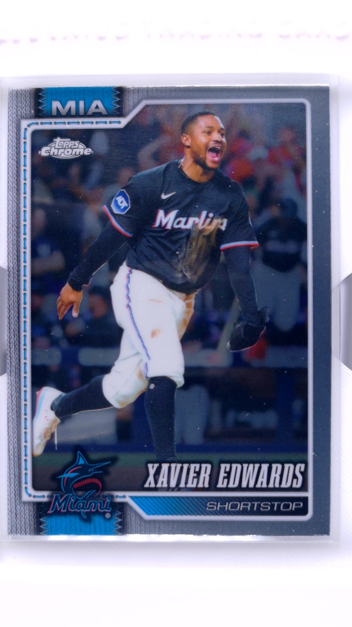2026 Topps Chrome Baseball Xavier Edwards #204 — Front