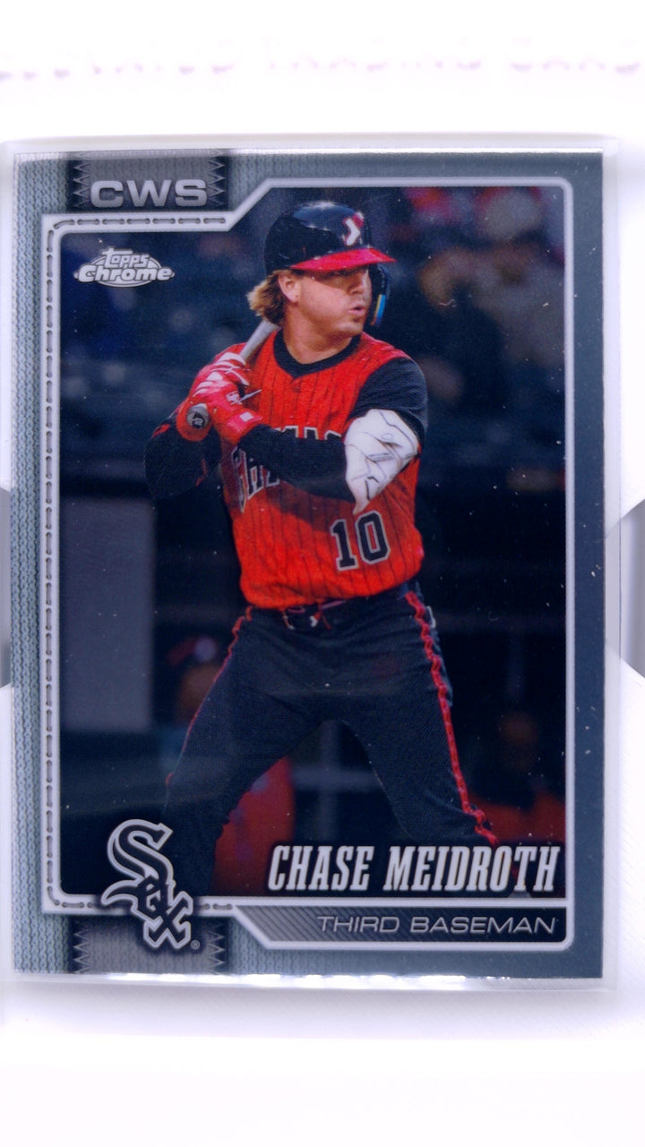 2026 Topps Chrome Baseball Chase Meidroth #98 — Front