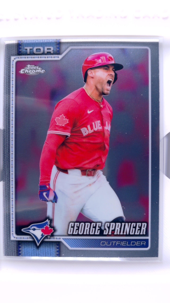 2026 Topps Chrome Baseball George Springer #253 — Front