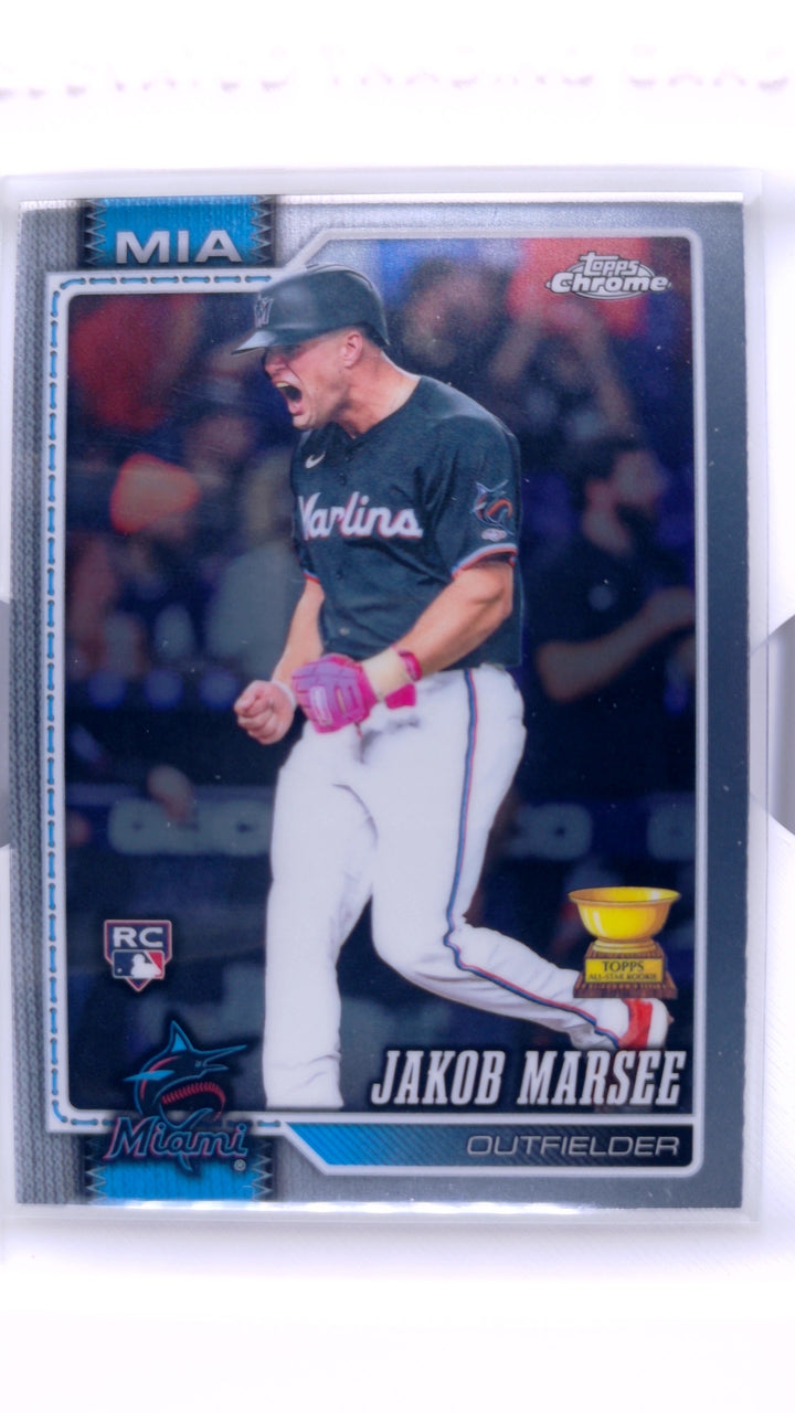 2026 Topps Chrome Baseball Jakob Marsee #261 RC — Front