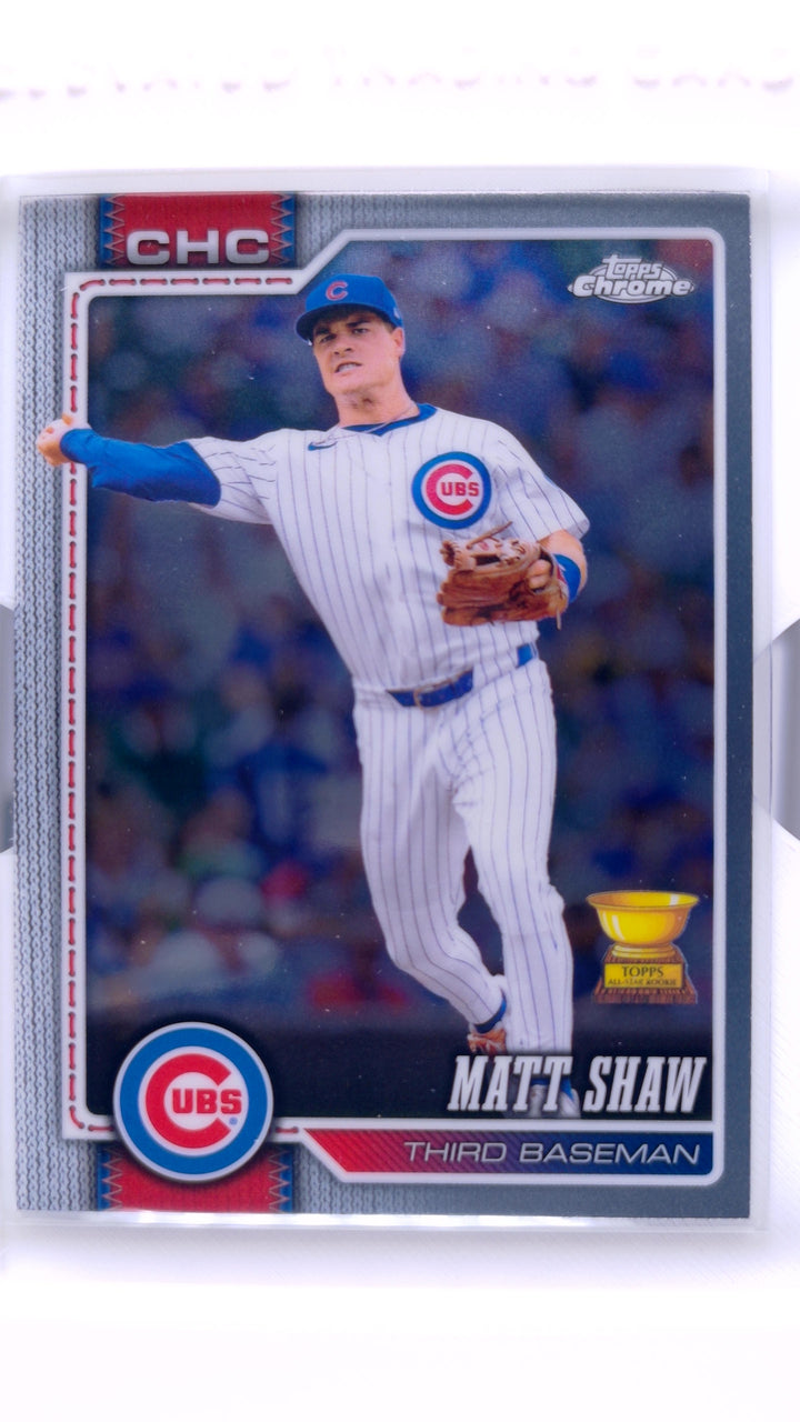2026 Topps Chrome Baseball Matt Shaw #271 — Front