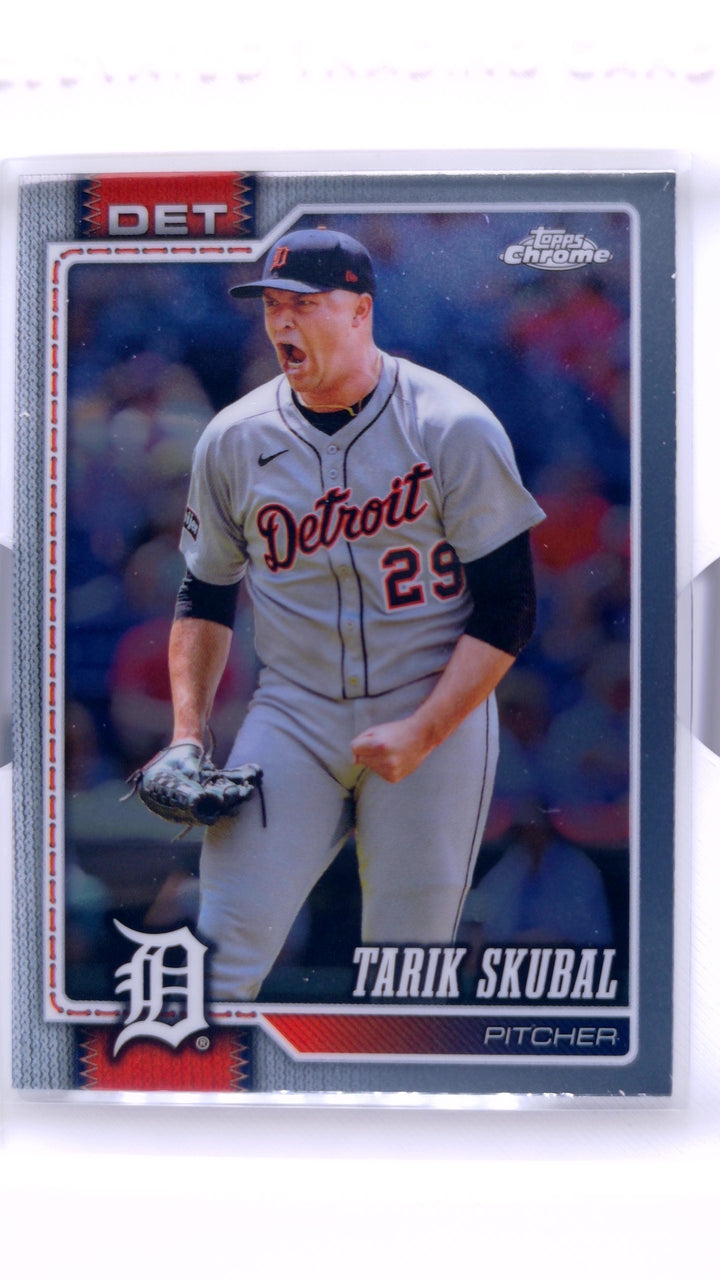 2026 Topps Chrome Baseball Tarik Skubal #50 — Front